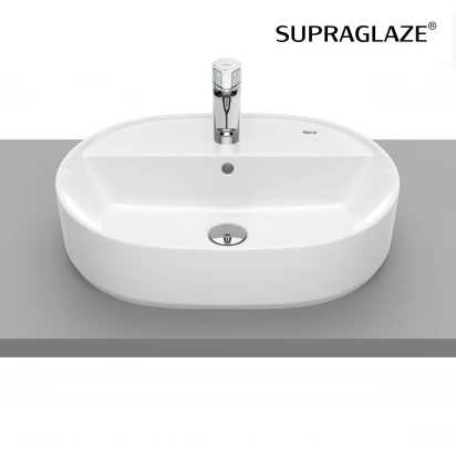 Umywalka nablatowa owalna 55x40 Roca GAP A3270Y0S00 Supraglaze