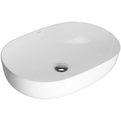 Umywalka nablatowa owalna 60,5x41,5 Oltens HAMNES THIN 40820000 z powłoką