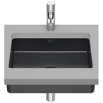 Umywalka podblatowa 43x32 Roca INSPIRA SQUARE A327536640 onyks