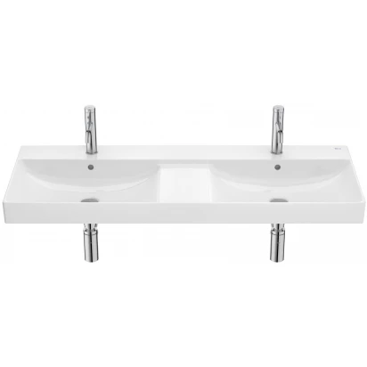 Umywalka ścienna 120x46 podwójna Roca ONA A32768B000