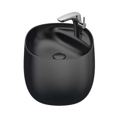 Umywalka ścienna 43x43 Roca BEYOND A3270B1640 onix