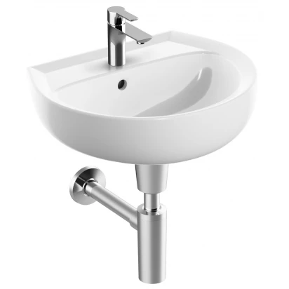 Umywalka ścienna 45 cm Koło REKORD K91145000 z/o, z/p