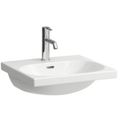 Umywalka ścienna 50x46 bez otworu na baterię, z przelewem Laufen LUA H8100810001091