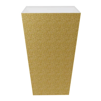 Umywalka wolnostojąca 40x50x85 Besco VERA GLAM #UMD-V-WOZ złota