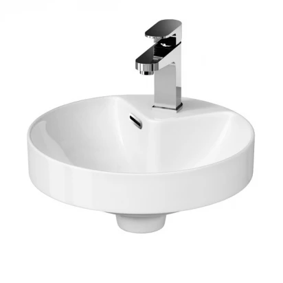 Umywalka wpuszczana 38 Cersanit CREA K114-002 okrągła wyprzedaż