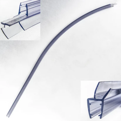Uszczelka pozioma dolna, lewa do kabiny półokrągłej 90 cm Sanplast PRESTIGE II 660-C0353