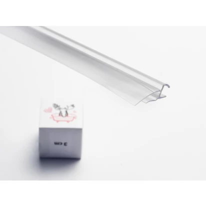 Uszczelka progowa drzwi pióro 18 mm dł.100cm New Trendy NEW SOLEO USZ-0046-1000.18-TRAN montaż bez progu