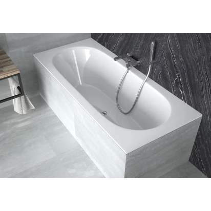 Wanna prostokątna 160x75 Besco VITAE SLIM #WAV-160-SL