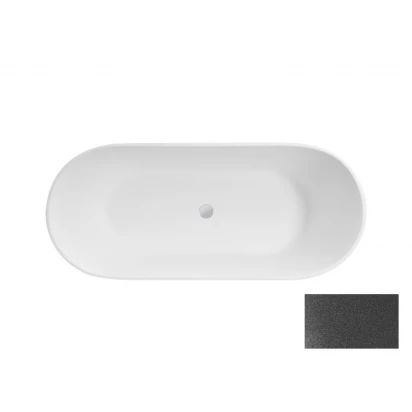 Wanna wolnostojąca 160x68 Besco MOYA GLAM #WMD-160-MG grafitowa