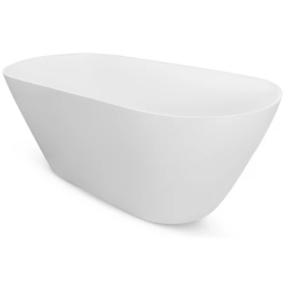 Wanna wolnostojąca 160x68 + korek klik-klak grafitowy czyszczony od góry Besco MOYA #WMD-160-MGR