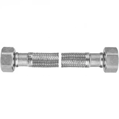 Wąż w oplocie stalowym  L-60 cm 3/8x3/8 nakrętno-nakrętne Ferro PWS94