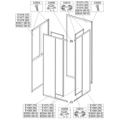 Woreczek montażowy do KC / Dr Sanplast 660-CWM-003