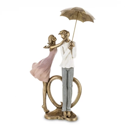 Zakochana para z parasolem figurka Family 166833