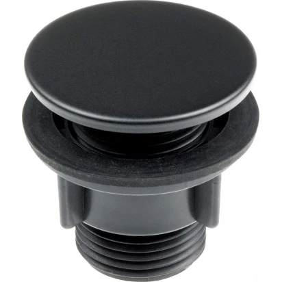 Zaślepka do otworu w zlewozmywaku Deante ZZZ N00S czarna mat