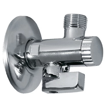 Zawór kątowy z filtrem R.1/2 Tres COMPLEMENTOS 299.525.05 chrom błyszczący