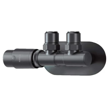 Zawór termostatyczny do grzejnika lewy Deante AGI DZL1 titanium mat