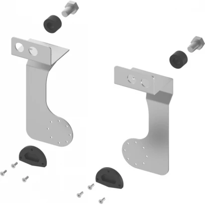 Zestaw montażowy do ceramiki myjącej w zabudowie suchej do spłuczki 8 cm TeceONE 9880082
