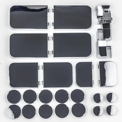 Zestaw montażowy, łączniki narożne profilu progowego, zaślepki zawiasów i wsporników Koło NEXT A170433