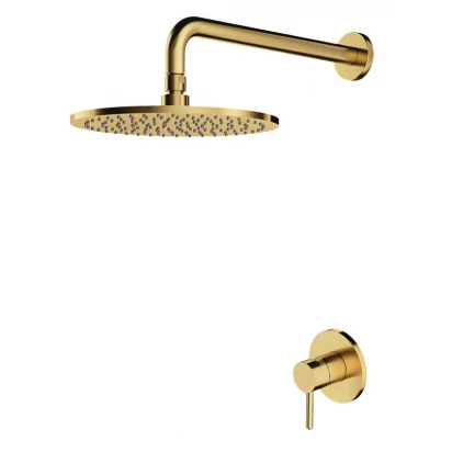 Zestaw natryskowy podtynkowy Omnires Y SYSY36BSB mosiądz szczotkowany