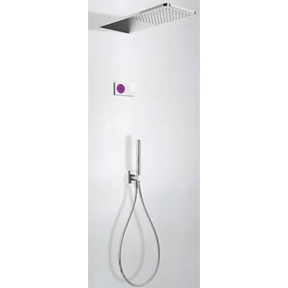 Zestaw natryskowy podtynkowy elektroniczny Showe Technology z głowicą prostokątną 21x55 termostatyczny Tres STUDY EXCLUSIVE 092.865.54