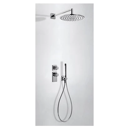Zestaw natryskowy podtynkowy z głowicą okrągłą 300 mm termostatyczny Tres 206.352.01