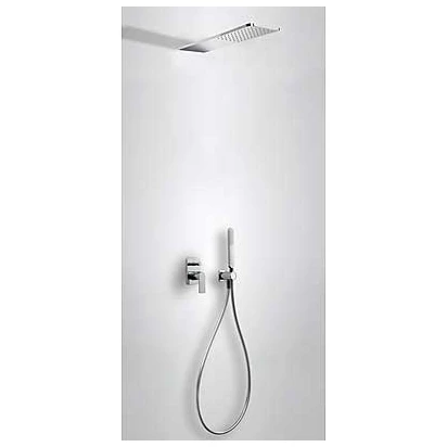 Zestaw prysznicowy podtynkowy z głowicą prostokątną 160x550 mm Tres LOFT-TRES 200.180.05