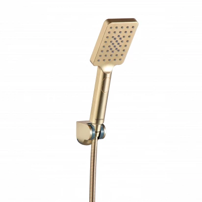 Zestaw natryskowy punktowy, 3-funkcyjny Valvex LOFT 2432860 złoto szczotkowane