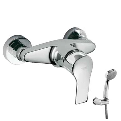 Zestaw natryskowy punktowy z baterią natryskową ścienną Tres K-TRES 069.167.02