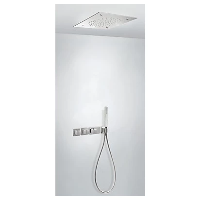 Zestaw natryskowy z baterią termostatyczną BLOCK SYSTEM Tres ESPACIO 207.253.12 chrom błyszczący