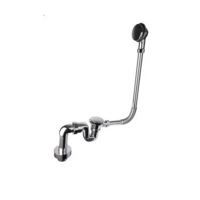 Zestaw odpływowo-przelewowy do wanny klik-klak z odejściem dekoracyjny McAlpine BRASSTRAP-50-CB