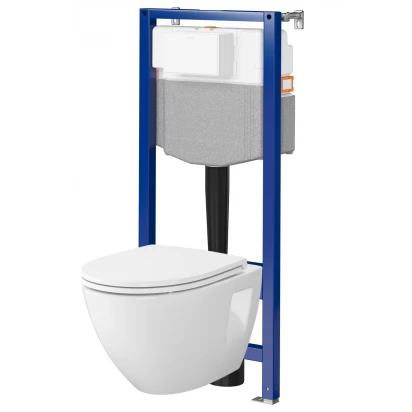 Zestaw podtynkowy WC Cersanit AQUA 5/MODUO PLUS OVAL S4027-002
