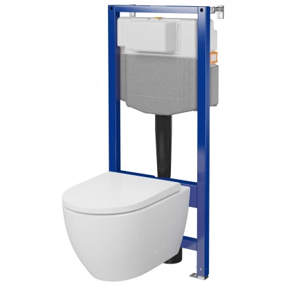 Zestaw podtynkowy WC Cersanit ZEN PRO OVAL/AQUA 50 MECH Cersanit S701-798