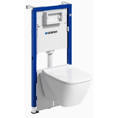 Zestaw podtynkowy WC Geberit SMYLE SQUARE / DUOFIX BASIC kryte mocowania
