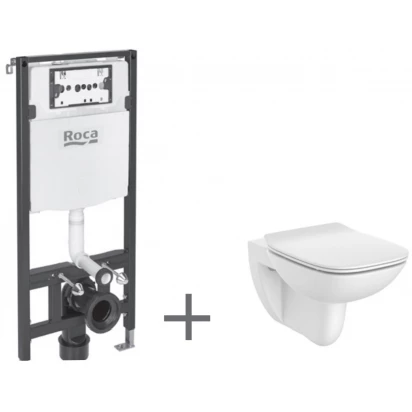 Zestaw podtynkowy WC Roca DEBBA ROUND/DUPLO ONE A893104450