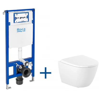 Zestaw podtynkowy WC Roca ONA COMPACTO/DUPLO ONE A893106400