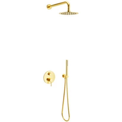 Zestaw prysznicowo-wannowy podtynkowy Excellent PI AREX.SET.1245GL złoty