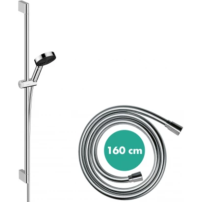 Zestaw prysznicowy Relaxation EcoSmart na drążku 90 cm Hansgrohe PULSIFY SELECT S 24171000