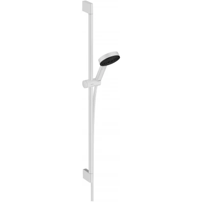 Zestaw prysznicowy Relaxation na drążku 90 cm Hansgrohe PULSIFY SELECT S 24170700 biały mat