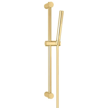 Zestaw prysznicowy na drążku 60 cm Oltens UME 36002800 złoty połysk