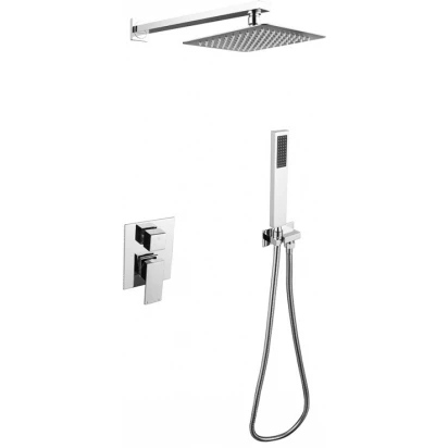 Zestaw prysznicowy podtynkowy Besco VARIUM II BP-MVII-CH