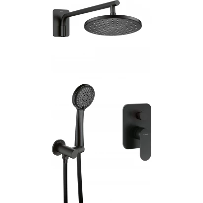Zestaw prysznicowy podtynkowy Deante ALPINIA NAC N9ER czarny mat
