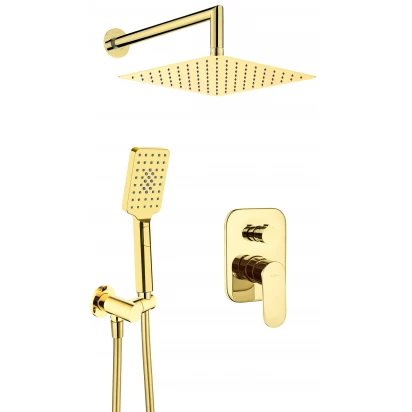 Zestaw prysznicowy podtynkowy Deante ALPINIA NAC Z9LP zloty