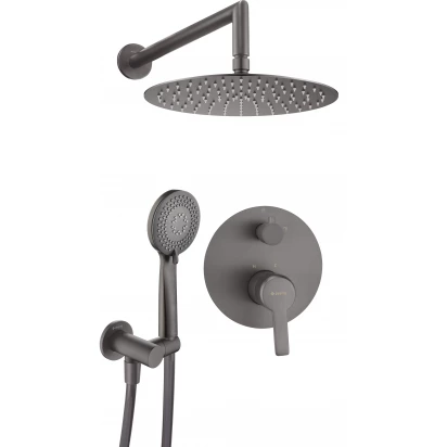 Zestaw prysznicowy podtynkowy Deante ARNIKA NAC D9QP titanium