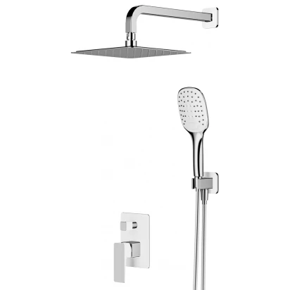 Zestaw prysznicowy podtynkowy Omnires PARMA SYSPM16ACRB chrom/biały