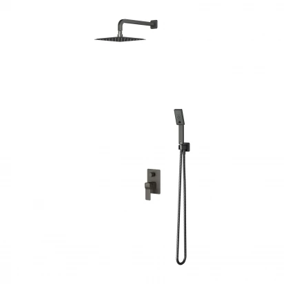 Zestaw prysznicowy podtynkowy Omnires SLIDE SYSSL12GR grafit