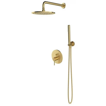 Zestaw prysznicowy podtynkowy Omnires Y SYSY35BSB mosiądz szczotkowany