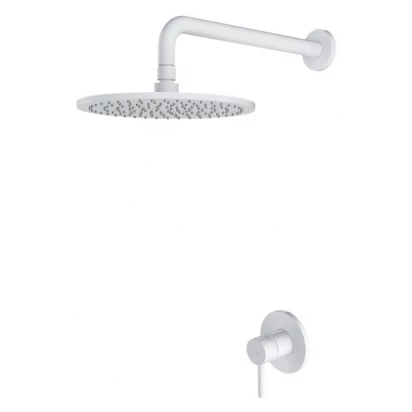 Zestaw prysznicowy podtynkowy Omnires Y SYSY36WM biały mat