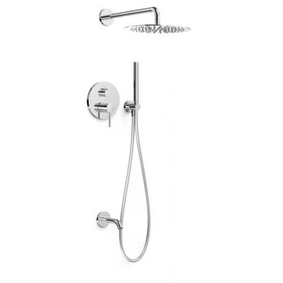 Zestaw prysznicowy podtynkowy z wylewką Tres STUDY 26227302 chrom
