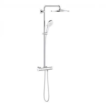Kolumna prysznicowa z termostatem Grohe RAINSHOWER SMARTACTIVE 310 26648LS0 moon white ogranicznik przepływu 9,5 l/min