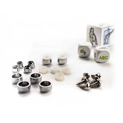 Zestaw śrub oraz zaslepek otworów bocznych drzwi prysznicowych Cersanit ZIP/ARTECO/BASIC S903-027